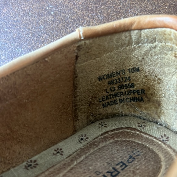 Sperry Top Sider Boat Shoes Womens Size 10M Beige - Picture 6 of 7